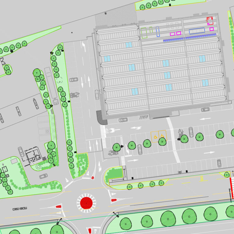 Flecchia Conad Ivrea planimetria
