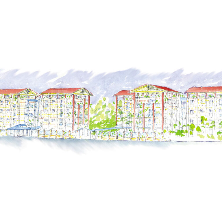 Flecchia Capriate di San Michele schizzo