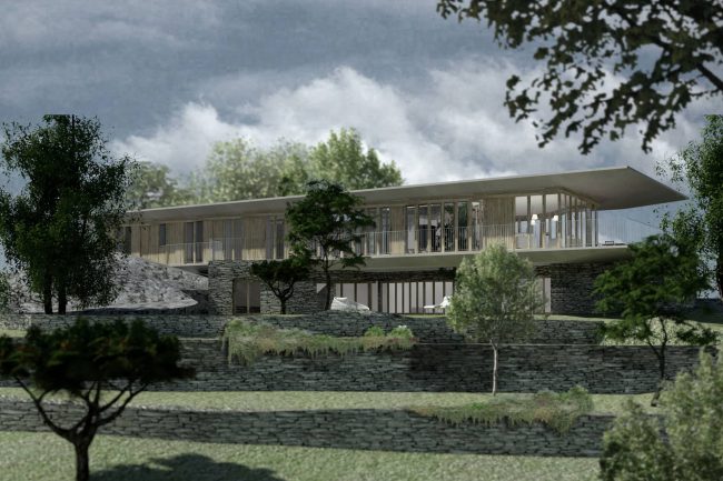 Flecchia Casa sulla Roccia titolo